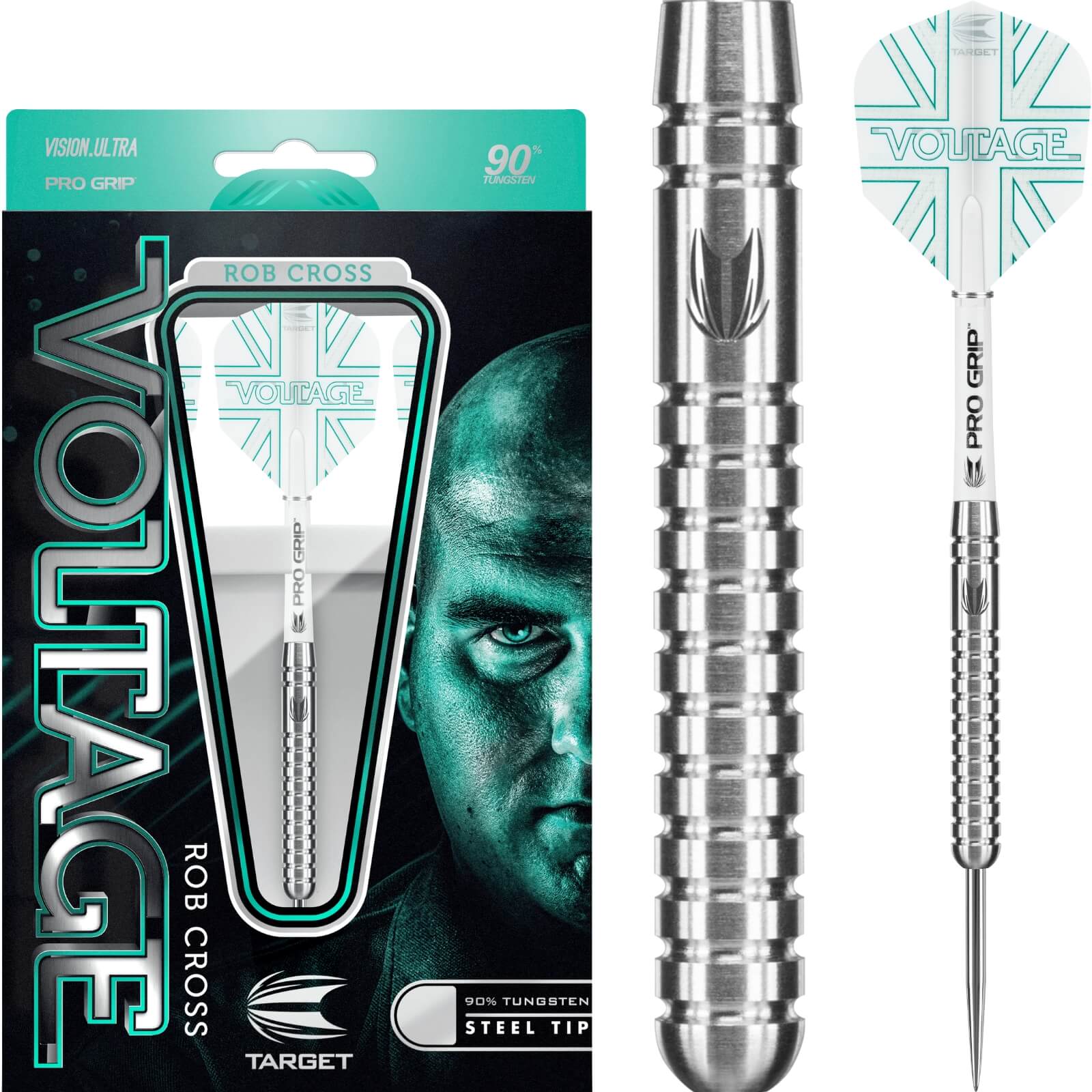 Darts - Target - Rob Cross Darts - Steel Tip - 90% Tungsten - 21g 23g 