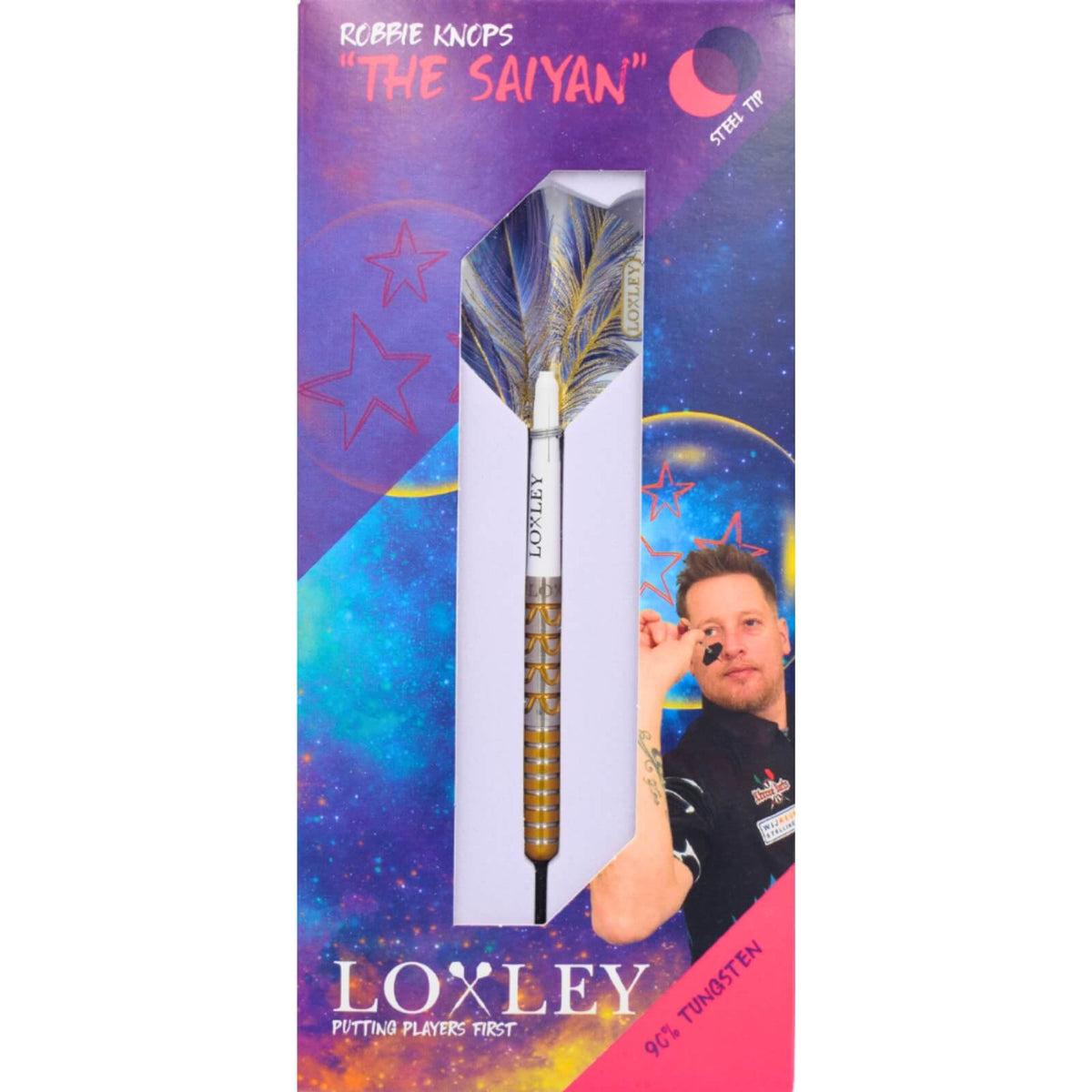 Darts - Loxley - The Saiyan Darts - Steel Tip - 90% Tungsten - 22g 23g 24g 