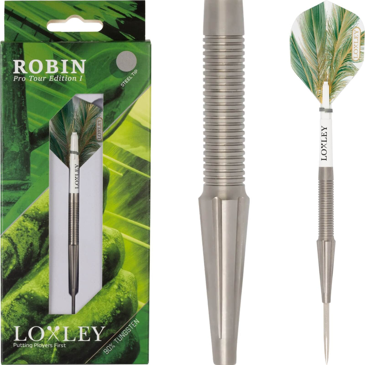 Darts - Loxley - Robin Pro Tour Edition 1 Darts - Steel Tip - 90% Tungsten - 21g 23g 25g