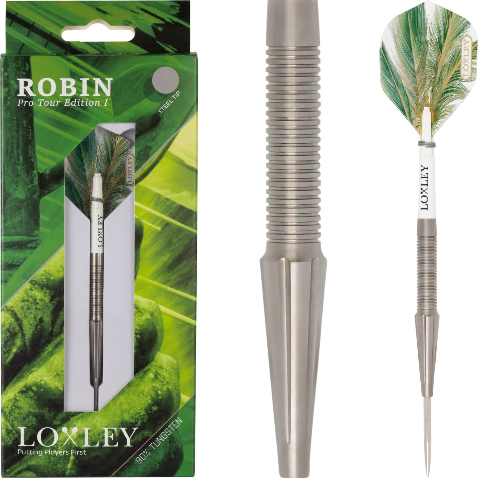 Darts - Loxley - Robin Pro Tour Edition 1 Darts - Steel Tip - 90% Tungsten - 21g 23g 25g