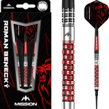 Mission - Roman Benecky Darts - Soft Tip - 90% Tungsten - 18g -