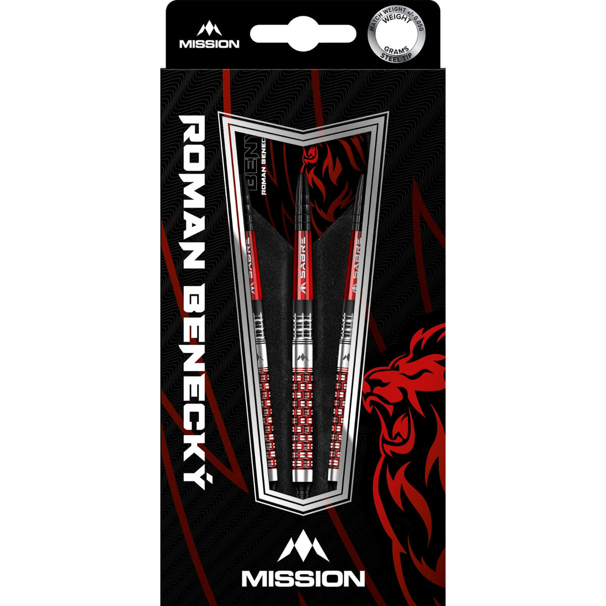 Darts - Mission - Roman Benecky Darts - Soft Tip - 90% Tungsten - 18g 
