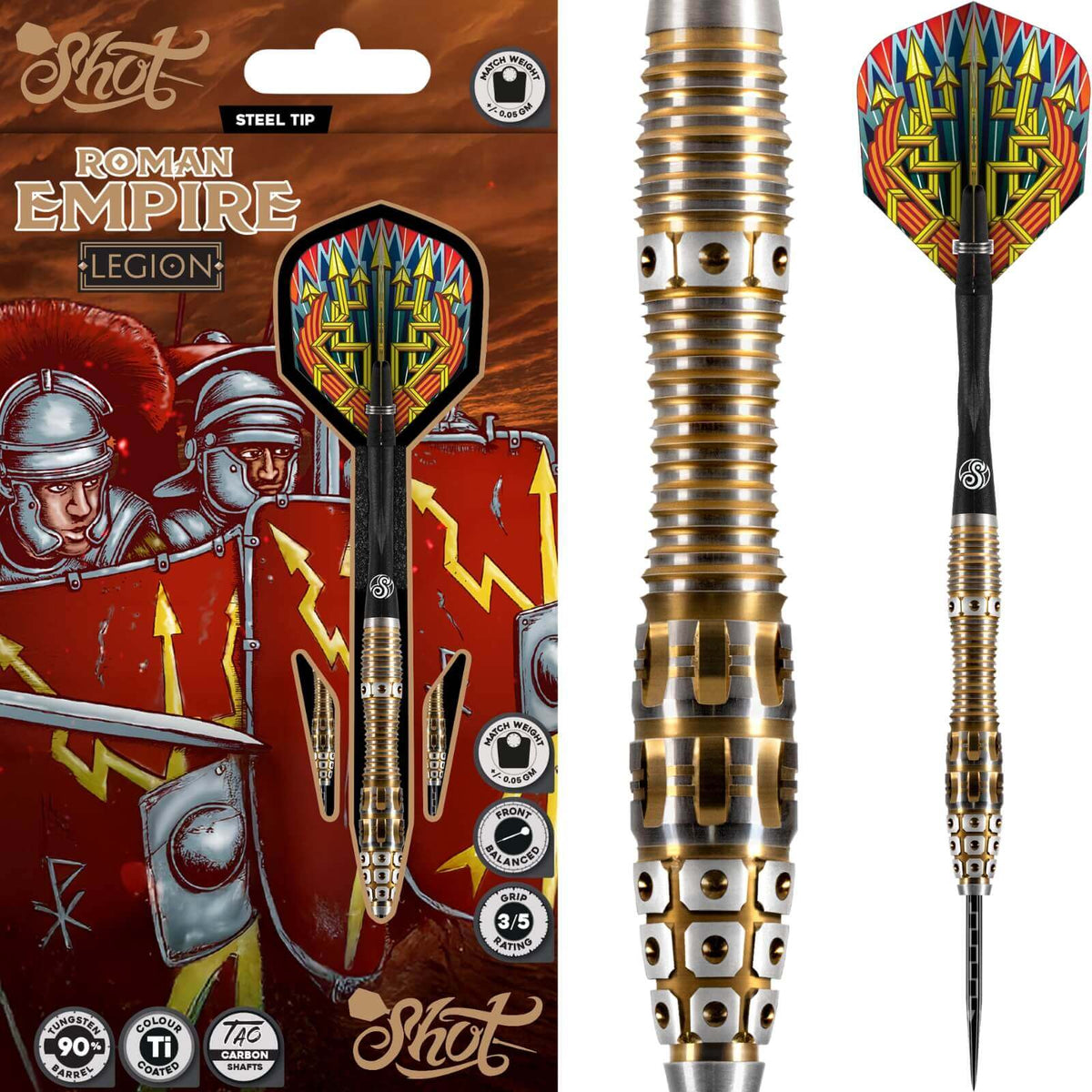 Shot - Roman Empire Legion Darts - 90% Tungsten - 23g 24g