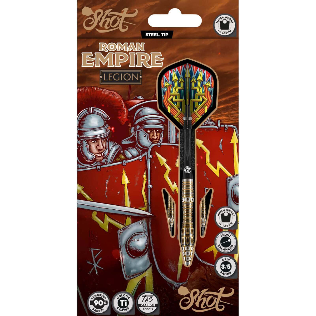 Shot - Roman Empire Legion Darts - 90% Tungsten - 23g 24g