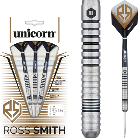 Unicorn - Ross Smith Smudger Darts - 80% Tungsten - 22g 24g -