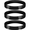 Mission - S-Lock Aluminium Rings - Shaft Lock - Black