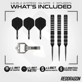 Red Dragon - Sable 01 Parallel Darts - Switch Point - 90% Tungsten - 21g 22g 23g 24g