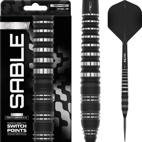 Red Dragon - Sable 02 Torpedo Darts - Switch Point - 90% Tungsten - 23g 24g 25g -