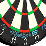 Mission - Samurai Infinity Dartboard - Professional Board - Black Ring -