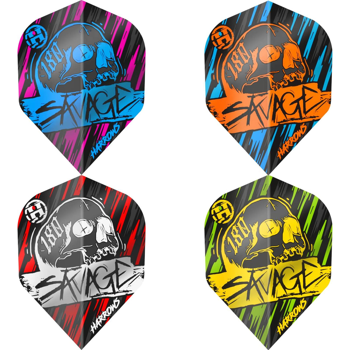 Harrows - Savage - Big Wing Dart Flights -