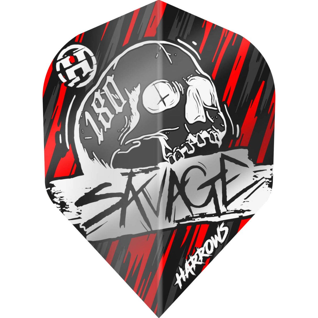Harrows - Savage - Big Wing Dart Flights - Silver