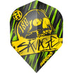 Harrows - Savage - Big Wing Dart Flights - Yellow
