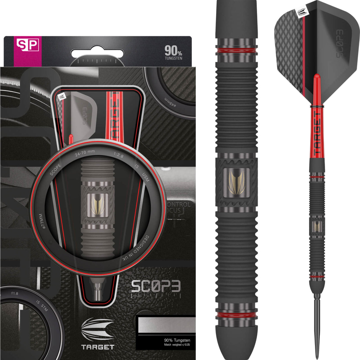 Target - Scope 01 Darts - Swiss Point - 90% Tungsten - 22g 23g 24g 25g -