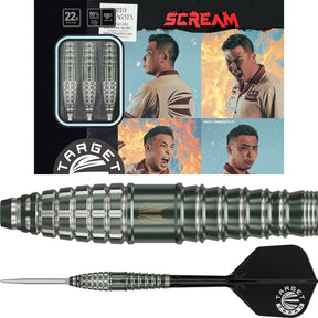 Target Japan - Akito Yamagata Scream Gen 1 Darts - Swiss Point - 90% Tungsten - 22g -