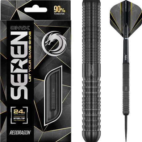 Red Dragon - Seren 1 Onyx Darts - 90% Tungsten - 22g 24g -