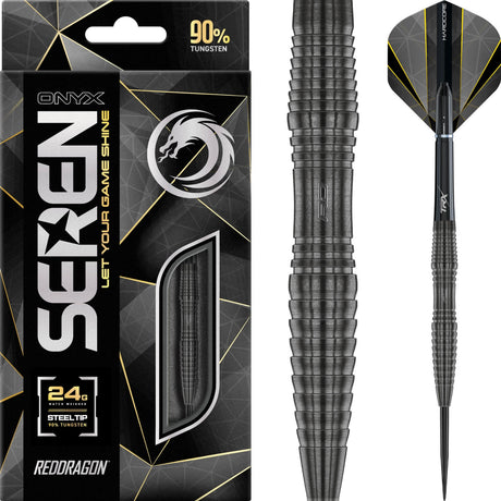 Red Dragon - Seren 3 Onyx Darts - 90% Tungsten - 22g 24g -
