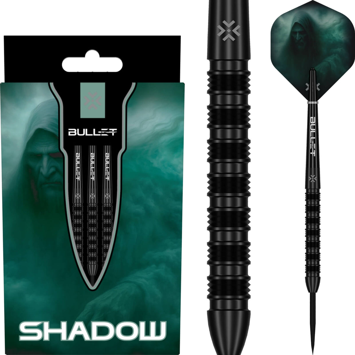 Bullet - Shadow Darts - Steel Tip - 90% Tungsten - 22g 23g 24g 25g