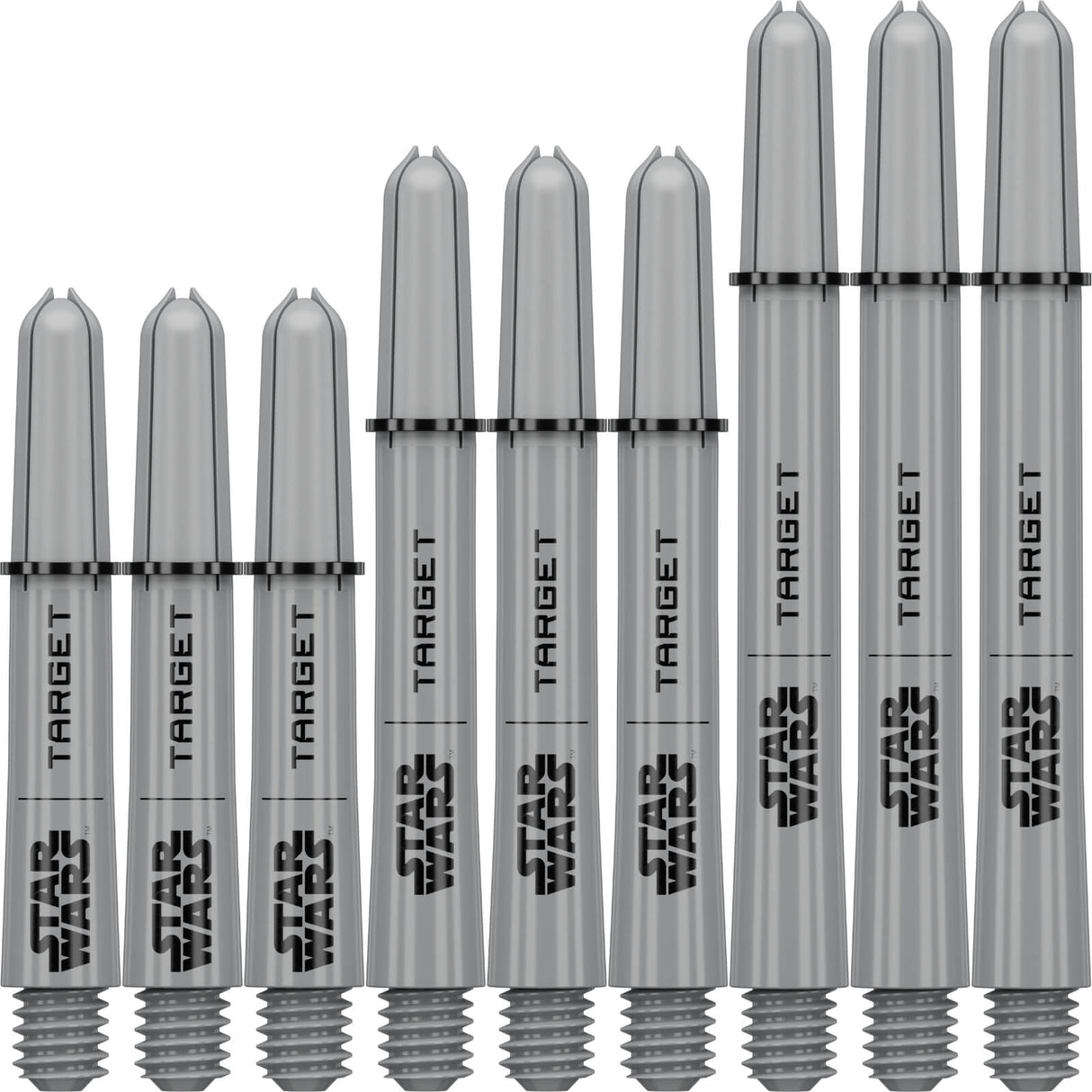 Target - Star Wars Pro Grip - Nylon Dart Shafts - Short (34mm) / Grey