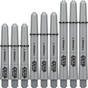 Target - Star Wars Pro Grip - Nylon Dart Shafts - Short (34mm) / Grey