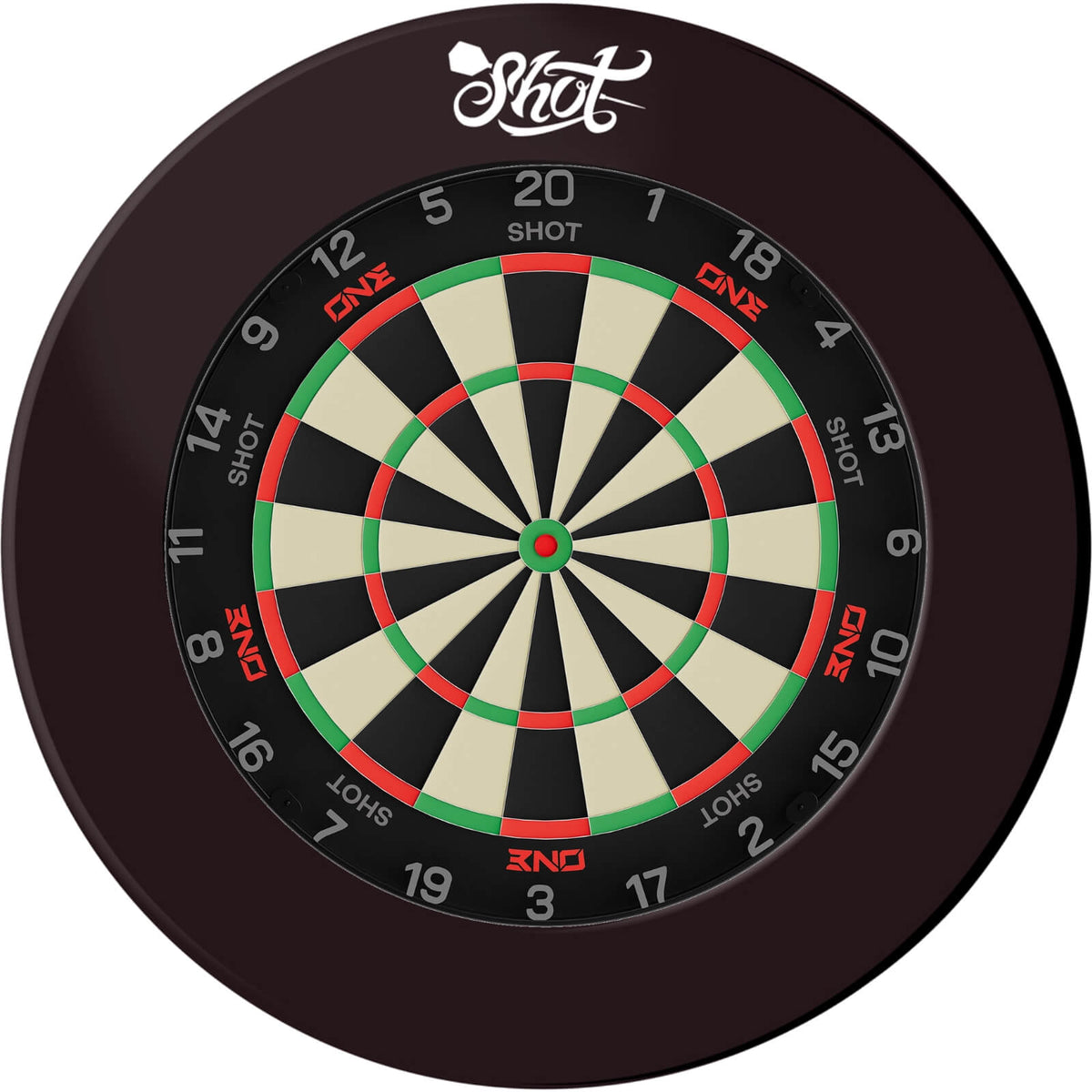 Shot - ONE Dartboard & Surround Bundle