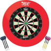 Shot - Bandit Gen 4 Dartboard & Surround Ready to Play Bundle - Red