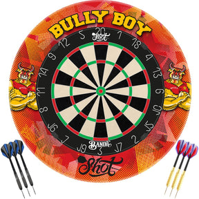 Shot - Bandit Gen 4 Dartboard & Surround Ready to Play Bundle - Michael Smith
