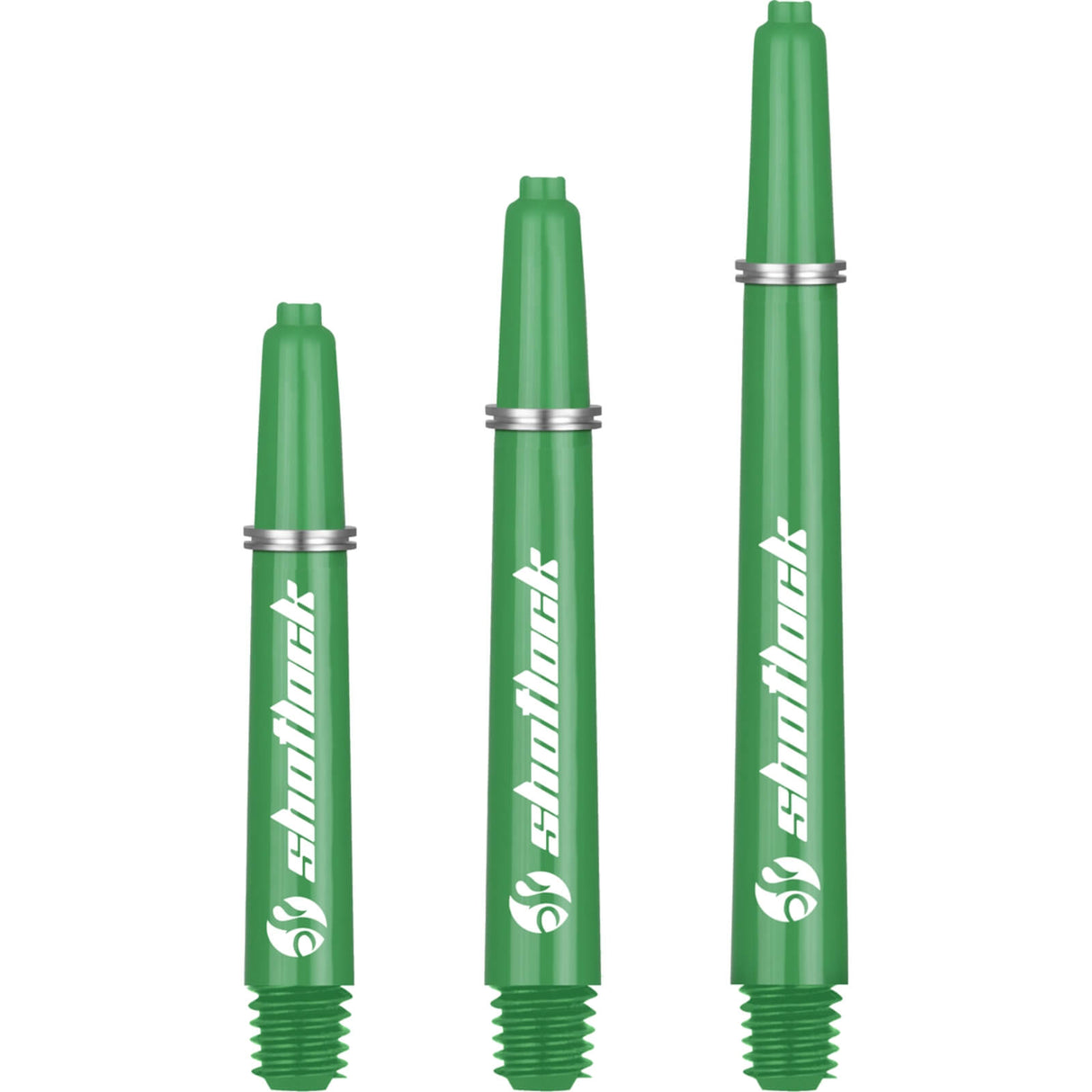 Shot - Shot Lock - Nylon Dart Shafts - Short (35mm) / Green
