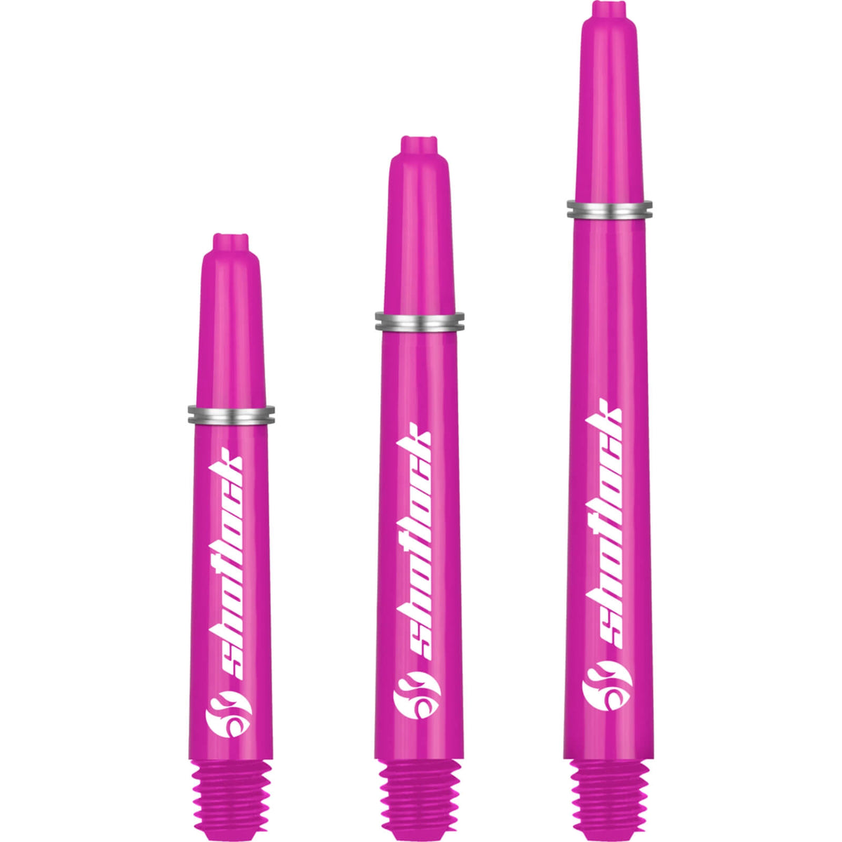 Dart Shafts - Shot - Shot Lock - Nylon Dart Shafts Short (35mm) / Pink