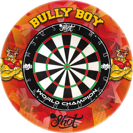 Shot - Michael Smith World Champion Dartboard & Surround Bundle -