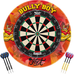Shot - Ranger Dartboard & Surround Ready to Play Bundle - Michael Smith