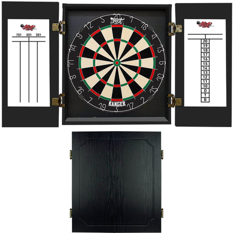 Shot - Ranger Dartboard & Quantum Cabinet Bundle -
