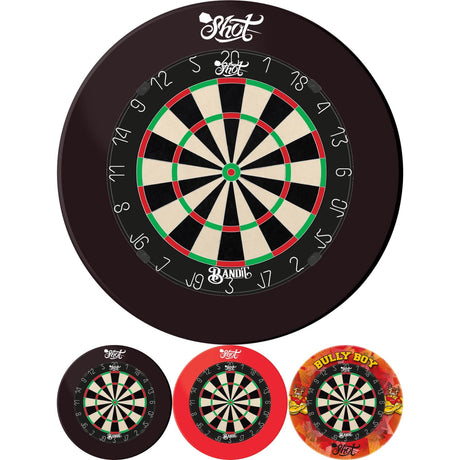 Shot - Bandit Gen 4 Dartboard & Surround Bundle -