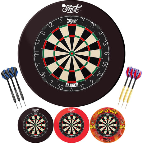 Shot - Ranger Dartboard & Surround Ready to Play Bundle -