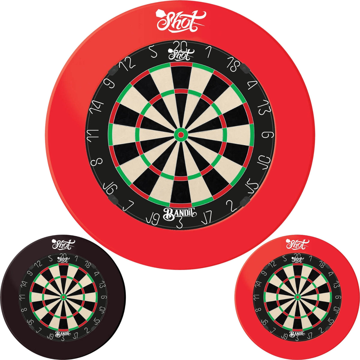 Shot - Ranger Dartboard & Surround Bundle -