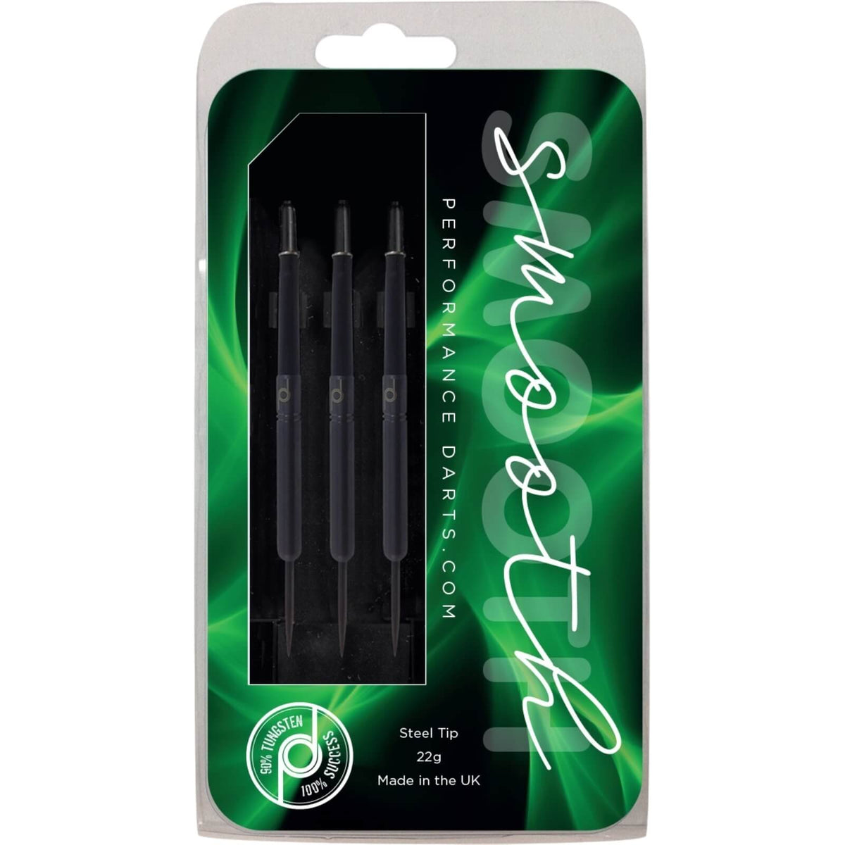 Darts - Performance Darts - Smooth - Steel Tip - 90% Tungsten - 22g 24g 