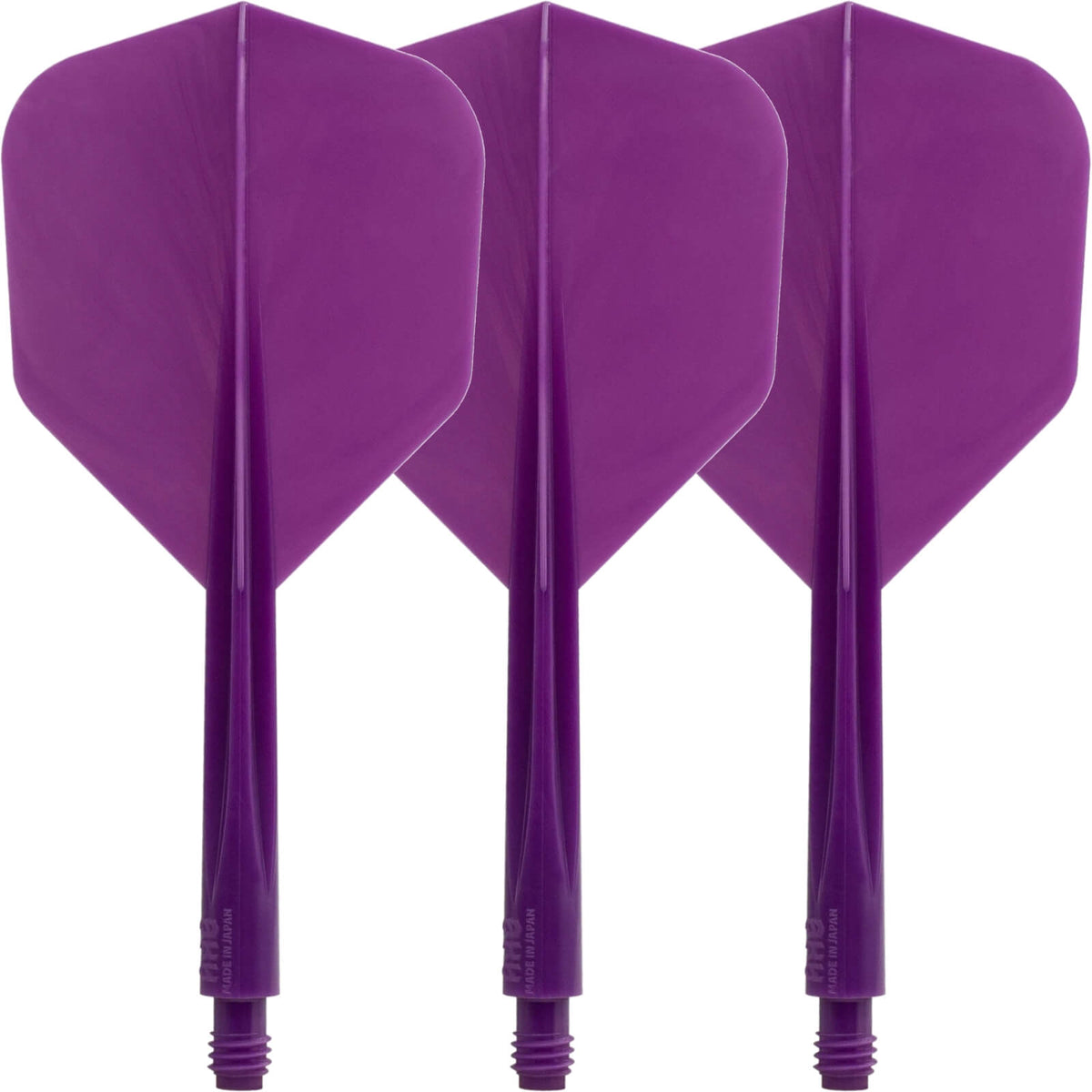 Dart Flights - Condor - Axe Small Solid Colour - Standard Dart Flights - Integrated Flight &amp; Shaft System Short (21.5mm) / Purple