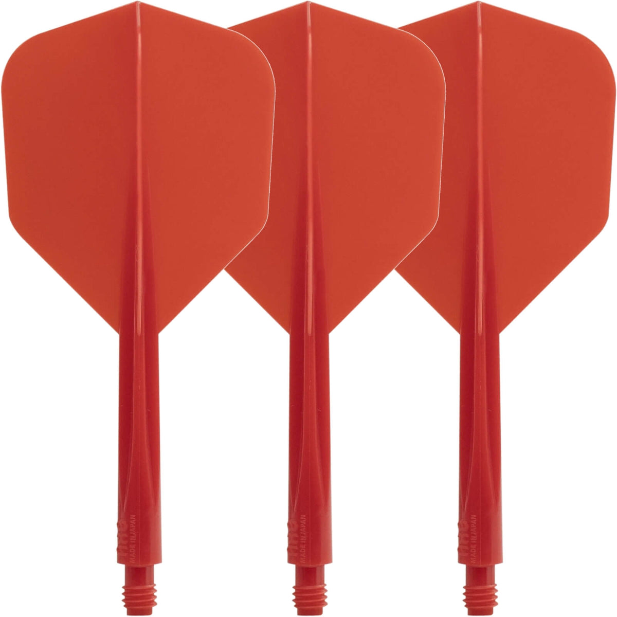 Dart Flights - Condor - Axe Small Solid Colour - Standard Dart Flights - Integrated Flight &amp; Shaft System Short (21.5mm) / Red