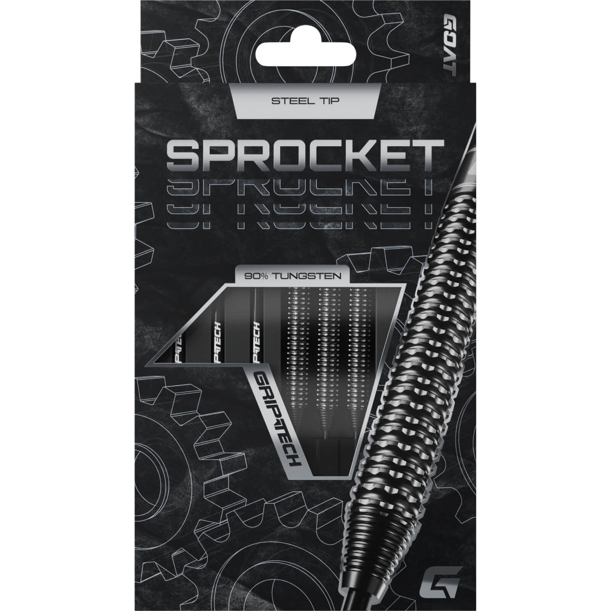 Darts - GOAT - Sprocket Darts - Steel Tip - 90% Tungsten - 21g 22g 23g 24g 26g 28g 32g