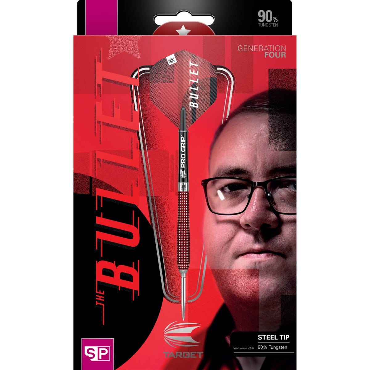 Darts - Target - Stephen Bunting Gen 4 Darts - Swiss Point - Steel Tip - 90% Tungsten - 12g 23g 25g 