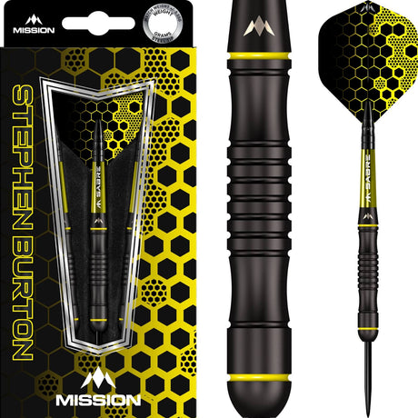 Mission - Stephen Burton Darts - 90% Tungsten - 23g 25g -