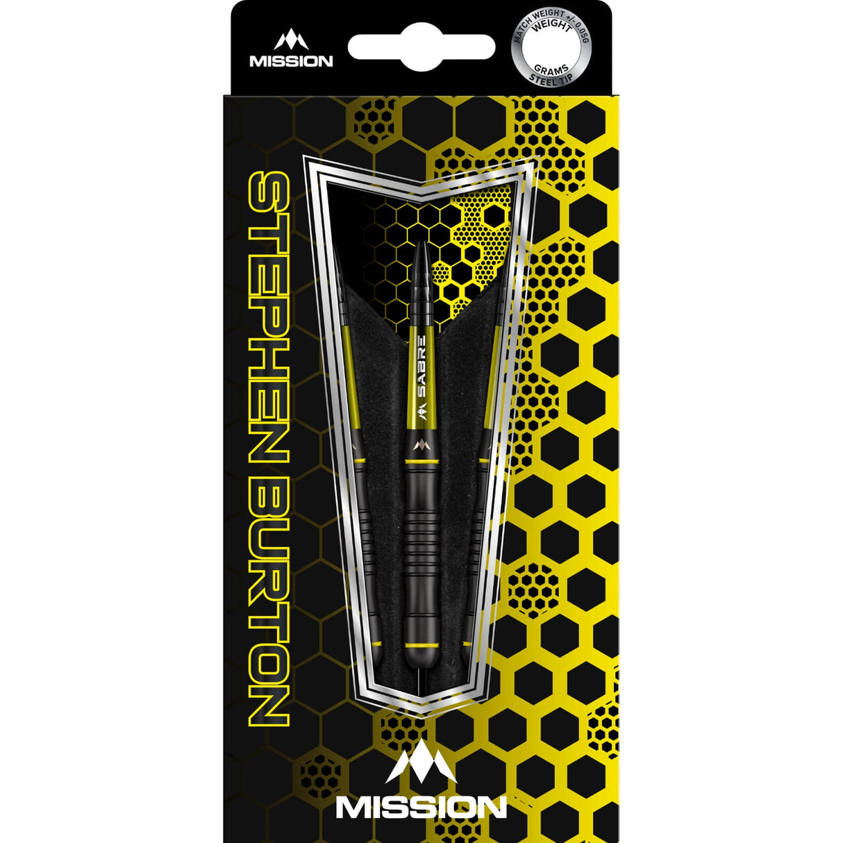 Mission - Stephen Burton Darts - 90% Tungsten - 23g 25g -