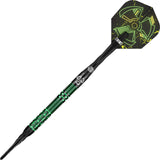 Shot - Stowe Buntz 2.0 Black Ti Darts - Soft Tip - 90% Tungsten - 21g -