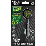 Shot - Stowe Buntz 2.0 Black Ti Darts - Soft Tip - 90% Tungsten - 21g -