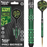 Shot - Stowe Buntz 2.0 Black Ti Darts - 90% Tungsten - 23g -