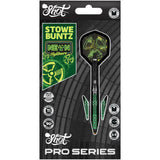 Shot - Stowe Buntz 2.0 Black Ti Darts - 90% Tungsten - 23g -