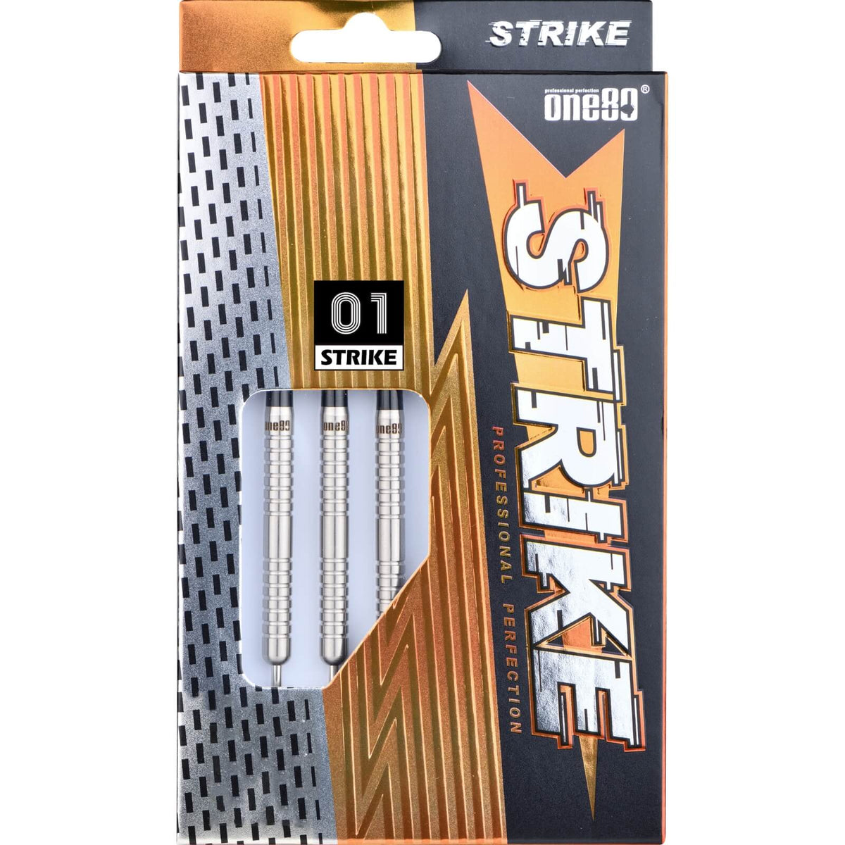 Darts - One80 - Strike 01 Darts - Steel Tip - 80% Tungsten - 20g 22g 24g 26g
