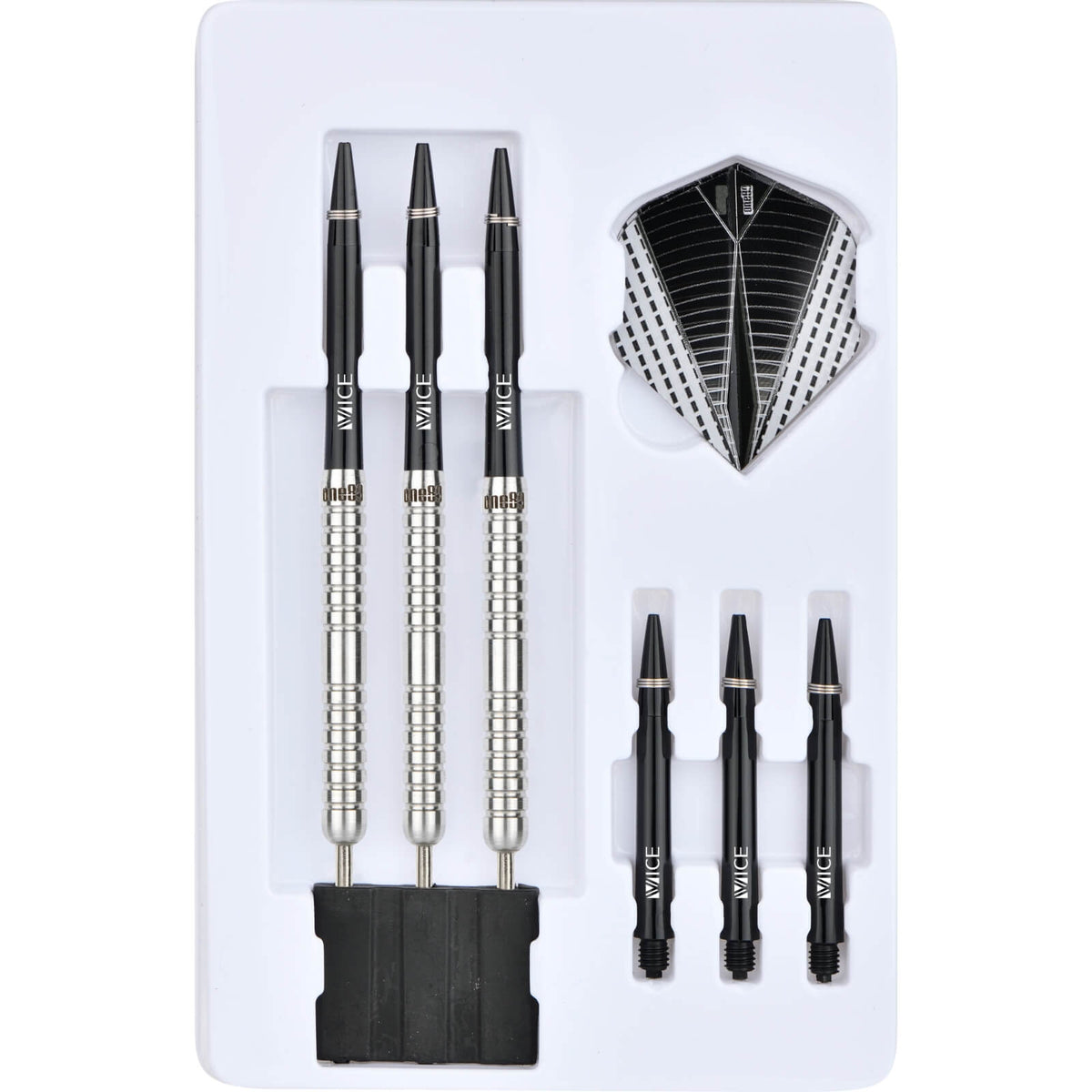 Darts - One80 - Strike 01 Darts - Steel Tip - 80% Tungsten - 20g 22g 24g 26g
