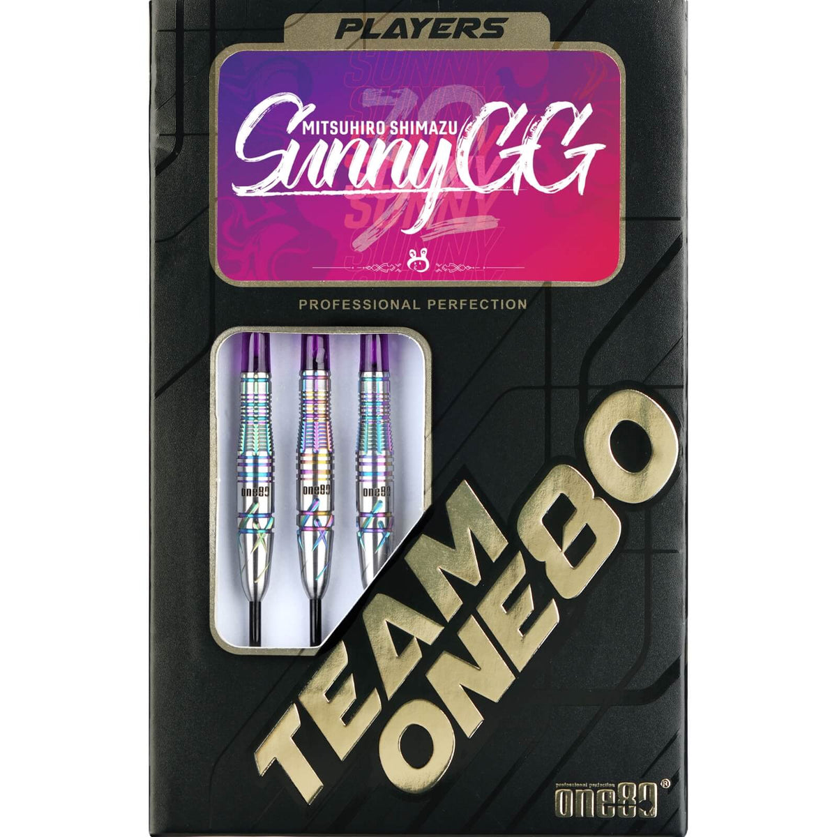 Darts - One80 - Sunny GG Darts - Steel Tip - 90% Tungsten - 22g 24g 