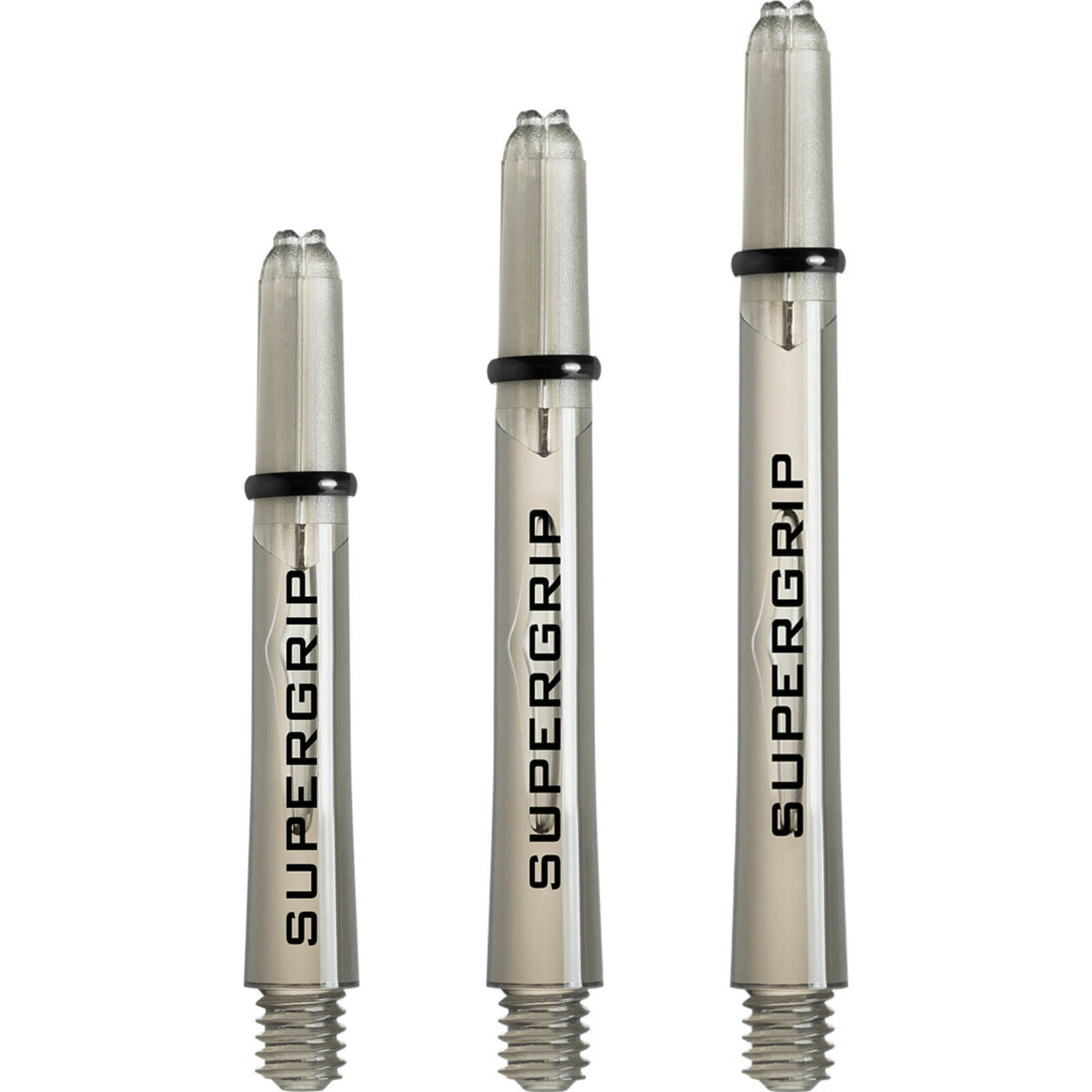 Dart Shafts - Harrows - Supergrip - Nylon Dart Shafts Short (35mm) / Smokey