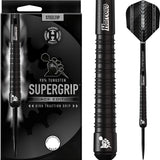 Harrows - Supergrip Black Edition Darts - 90% Tungsten - 21g 22g 23g 24g 25g 26g 28g 30g -